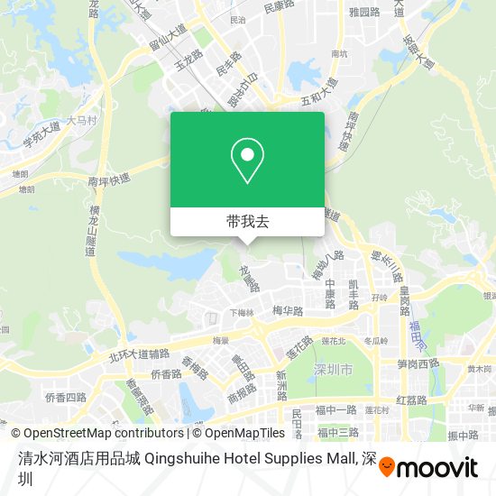 清水河酒店用品城 Qingshuihe Hotel Supplies Mall地图