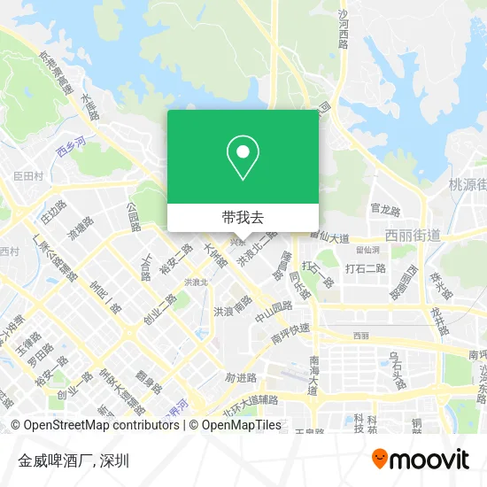 金威啤酒厂地图