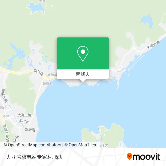 大亚湾核电站专家村地图
