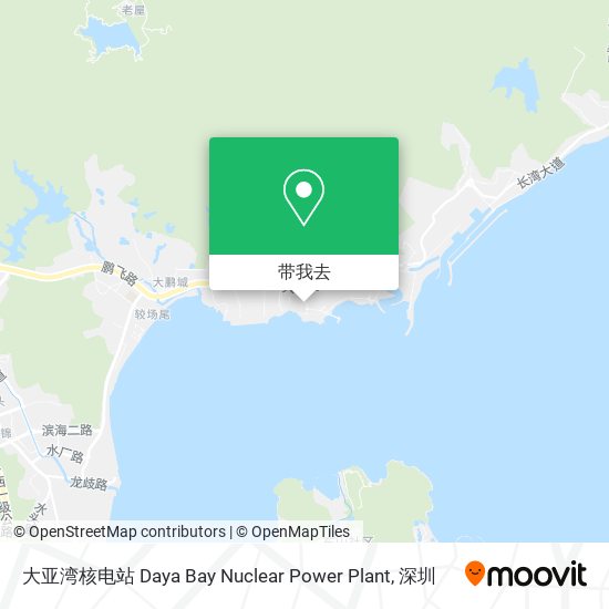 大亚湾核电站 Daya Bay Nuclear Power Plant地图