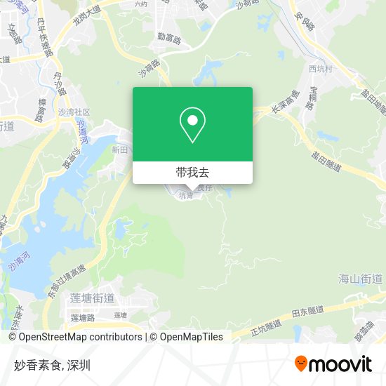 妙香素食地图
