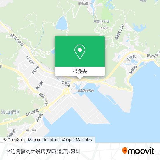 李连贵熏肉大饼店(明珠道店)地图