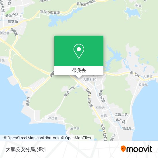 大鹏公安分局地图