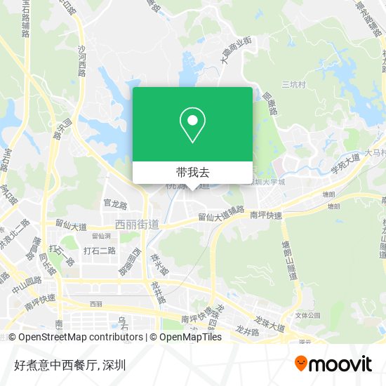 好煮意中西餐厅地图