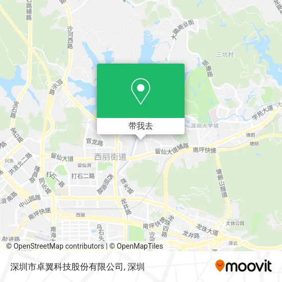 深圳市卓翼科技股份有限公司地图
