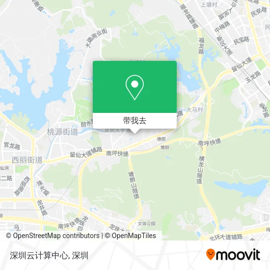 深圳云计算中心地图