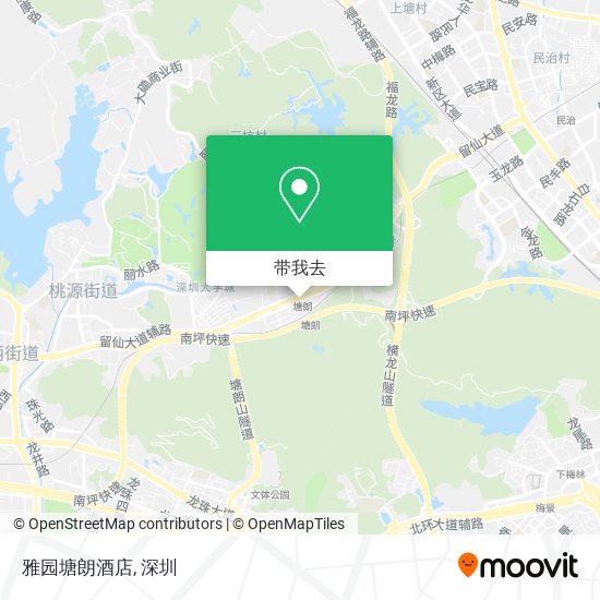 雅园塘朗酒店地图