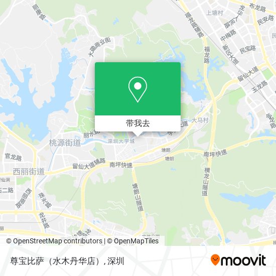 尊宝比萨（水木丹华店）地图