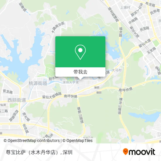 尊宝比萨（水木丹华店）地图