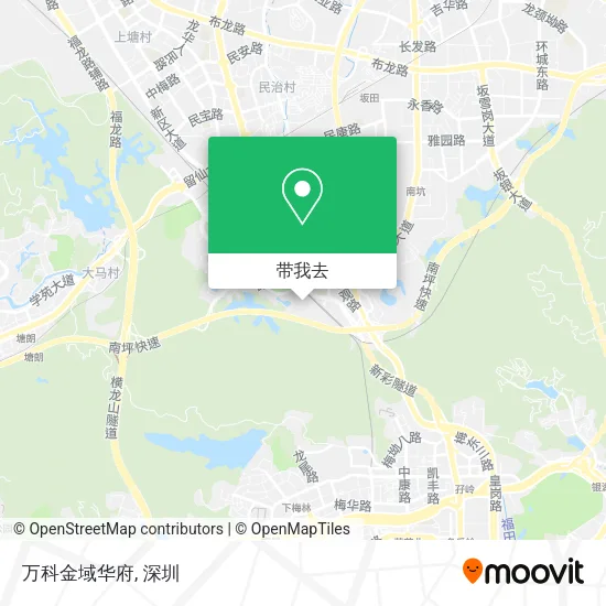 万科金域华府地图