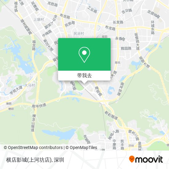 横店影城(上河坊店)地图