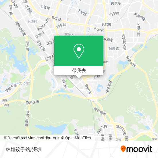 韩姐饺子馆地图