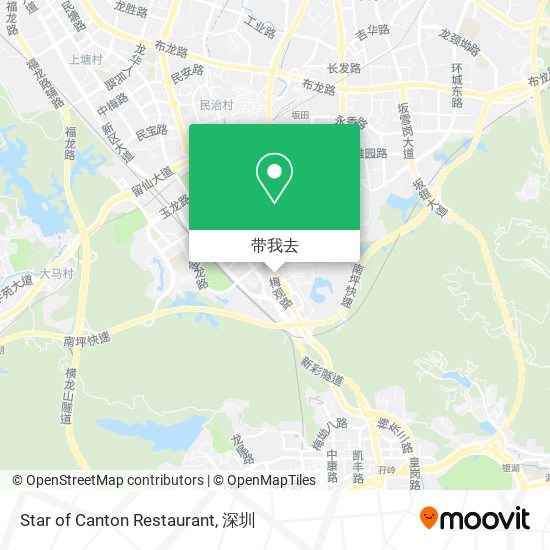 Star of Canton Restaurant地图