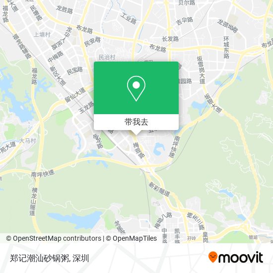郑记潮汕砂锅粥地图
