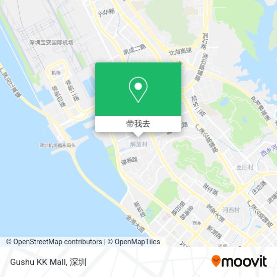 Gushu KK Mall地图