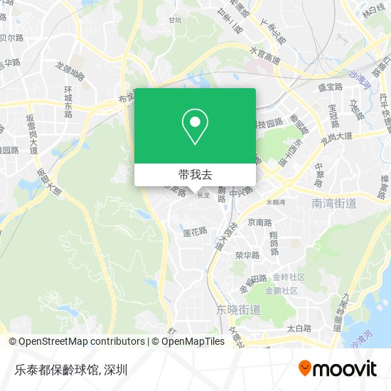 乐泰都保齡球馆地图