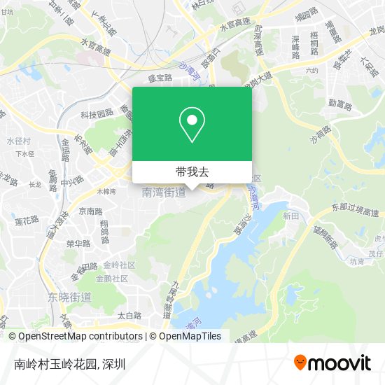 南岭村玉岭花园地图