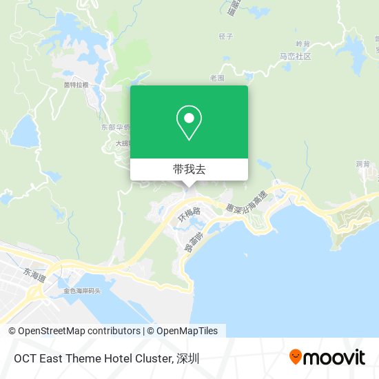 OCT East Theme Hotel Cluster地图