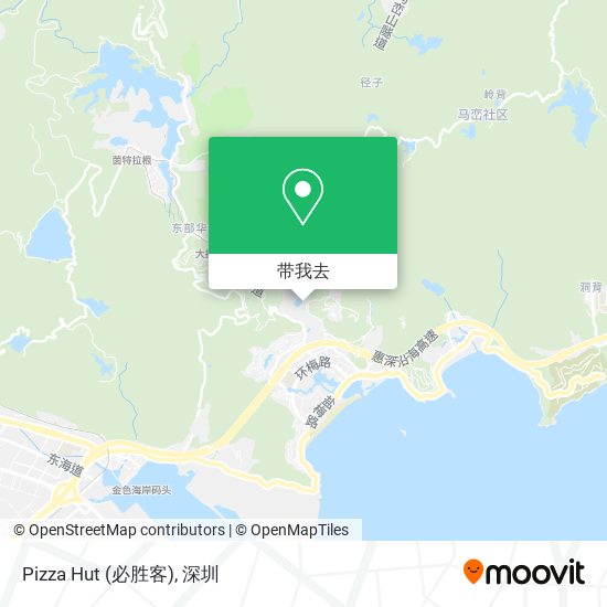 Pizza Hut (必胜客)地图