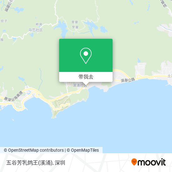 五谷芳乳鸽王(溪涌)地图