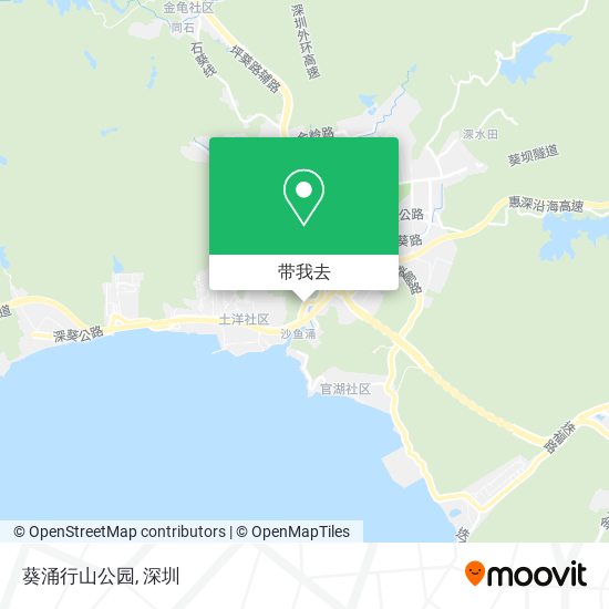 葵涌行山公园地图