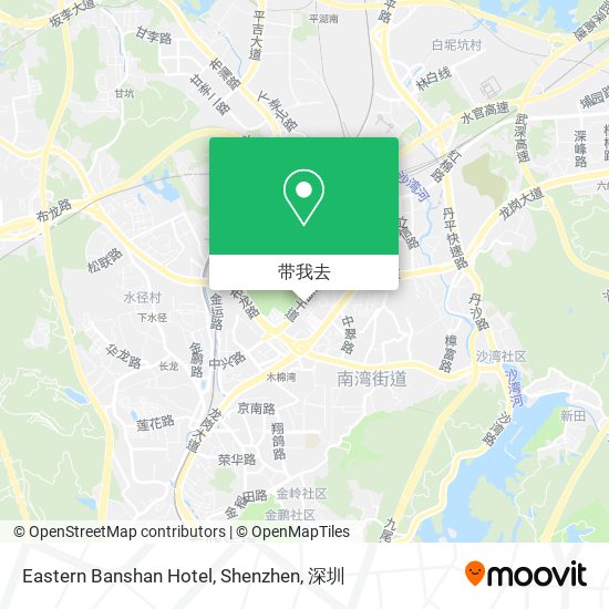 Eastern Banshan Hotel, Shenzhen地图