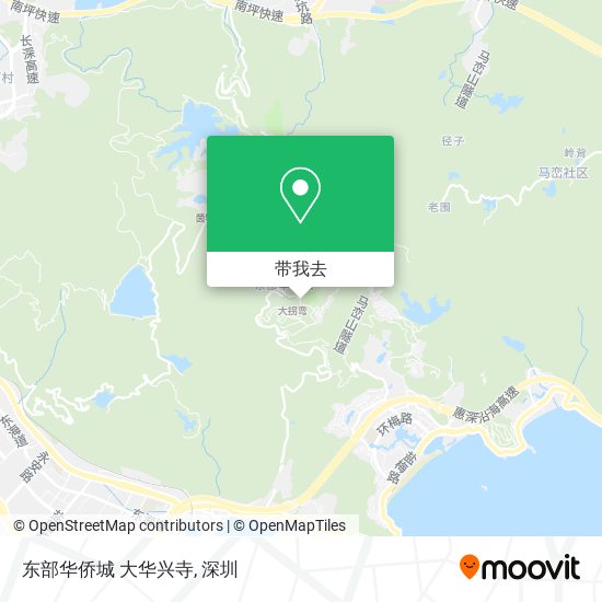 东部华侨城 大华兴寺地图
