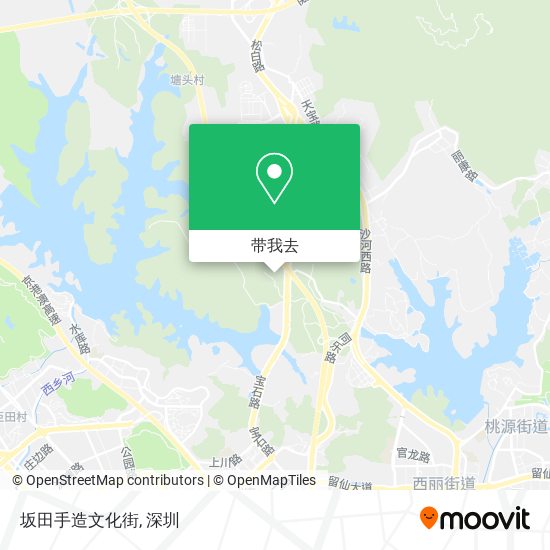 坂田手造文化街地图