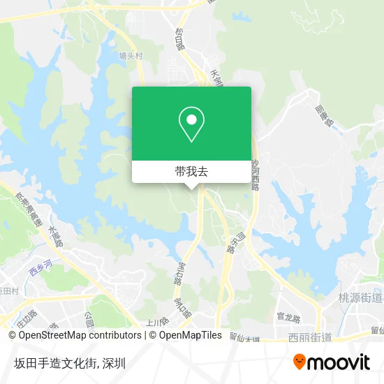 坂田手造文化街地图