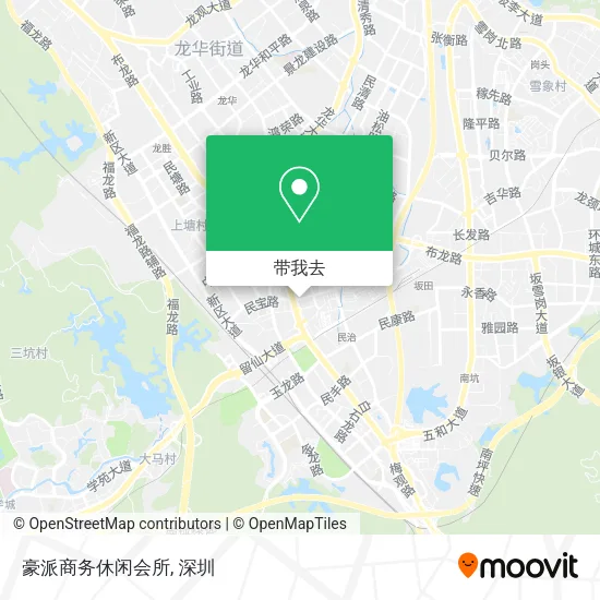 豪派商务休闲会所地图