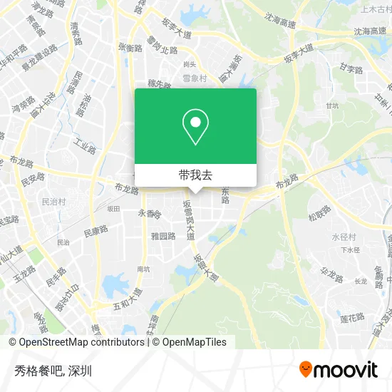 秀格餐吧地图