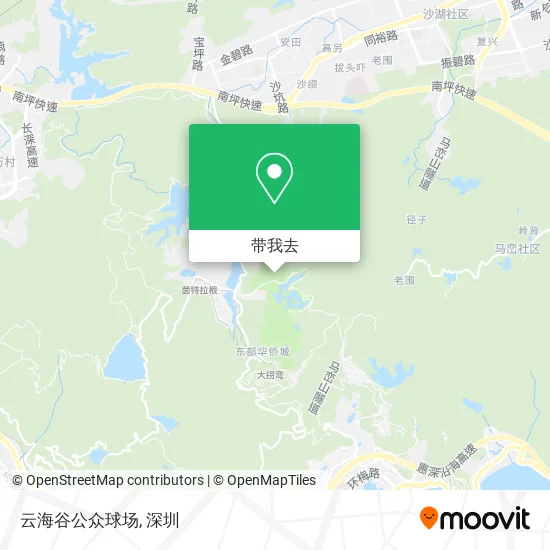 云海谷公众球场地图