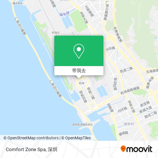 Comfort Zone Spa地图
