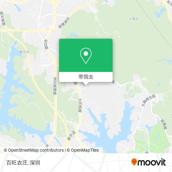 百旺农庄地图