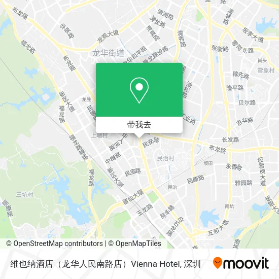 维也纳酒店（龙华人民南路店）Vienna Hotel地图