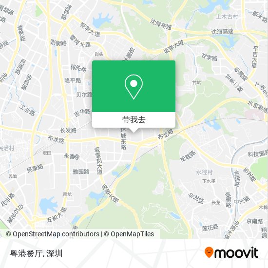 粤港餐厅地图