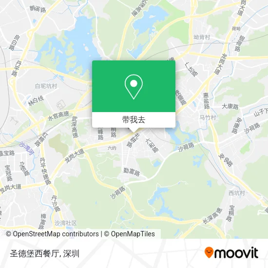 圣德堡西餐厅地图
