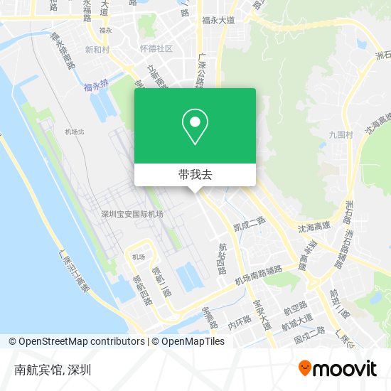 南航宾馆地图