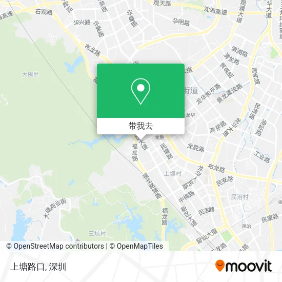 上塘路口地图