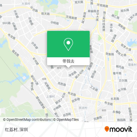 红荔村地图
