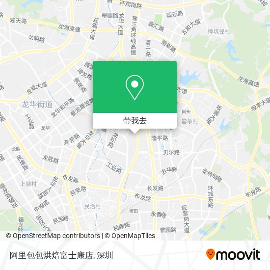 阿里包包烘焙富士康店地图