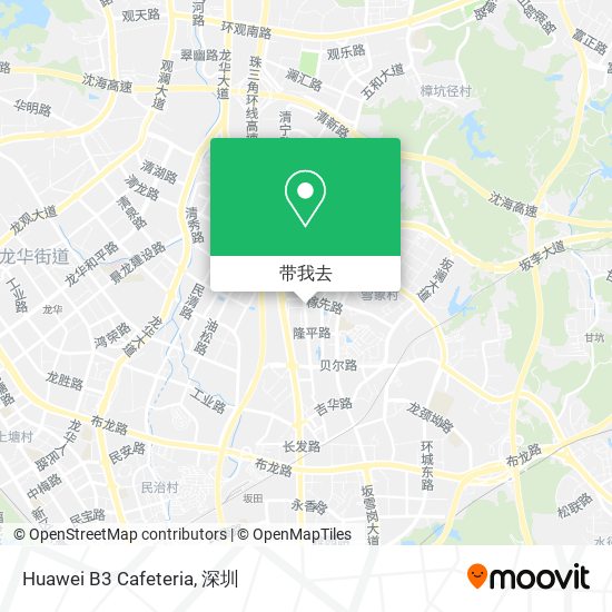Huawei B3 Cafeteria地图