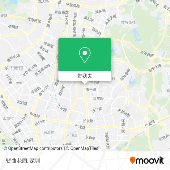 暨曲花园地图