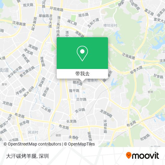 大汗碳烤羊腿地图