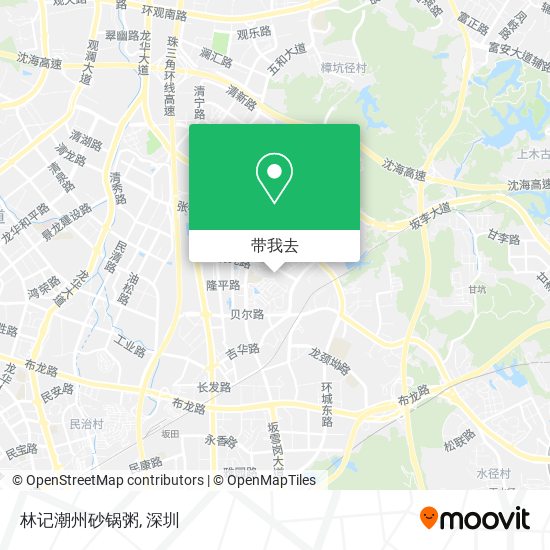 林记潮州砂锅粥地图
