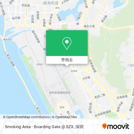 Smoking Area - Boarding Gate @ SZX地图