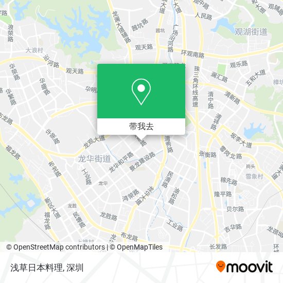 浅草日本料理地图