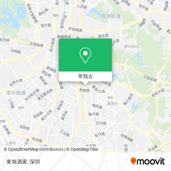 東旭酒家地图