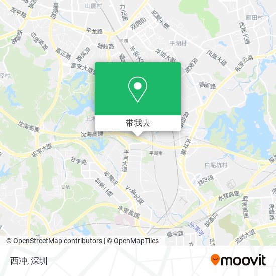 西冲地图
