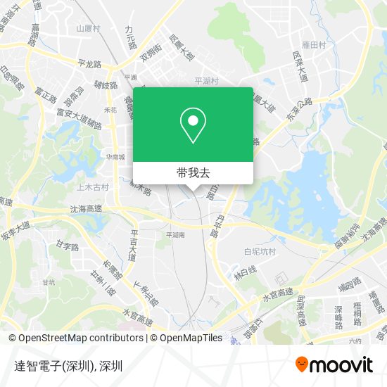 達智電子(深圳)地图